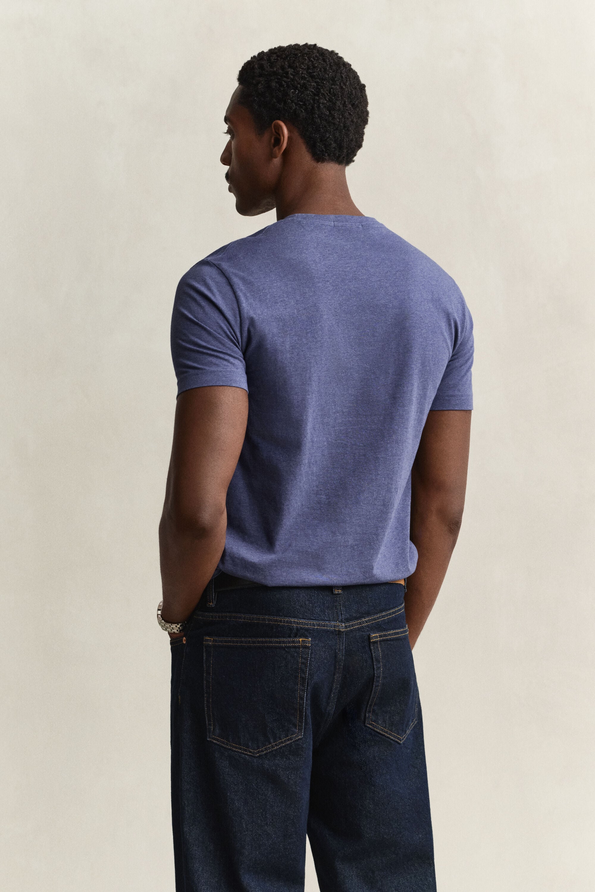 Regular fit T-shirt med sköld