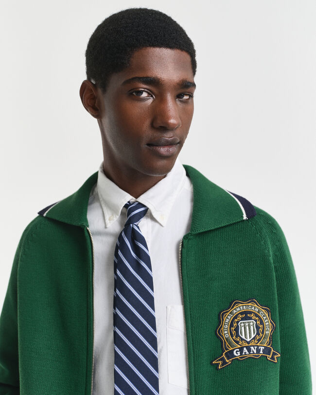 Kofta med dragkedja och GANT 1949-motiv