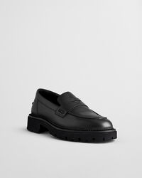 Ivyhill loafers i läder