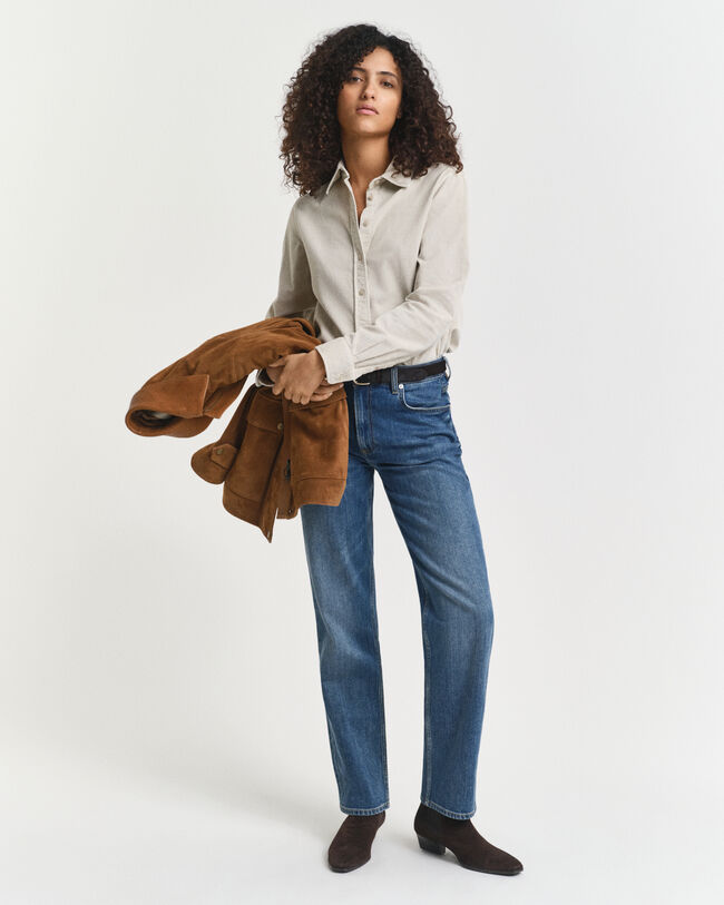 Regular fit manchesterskjorta