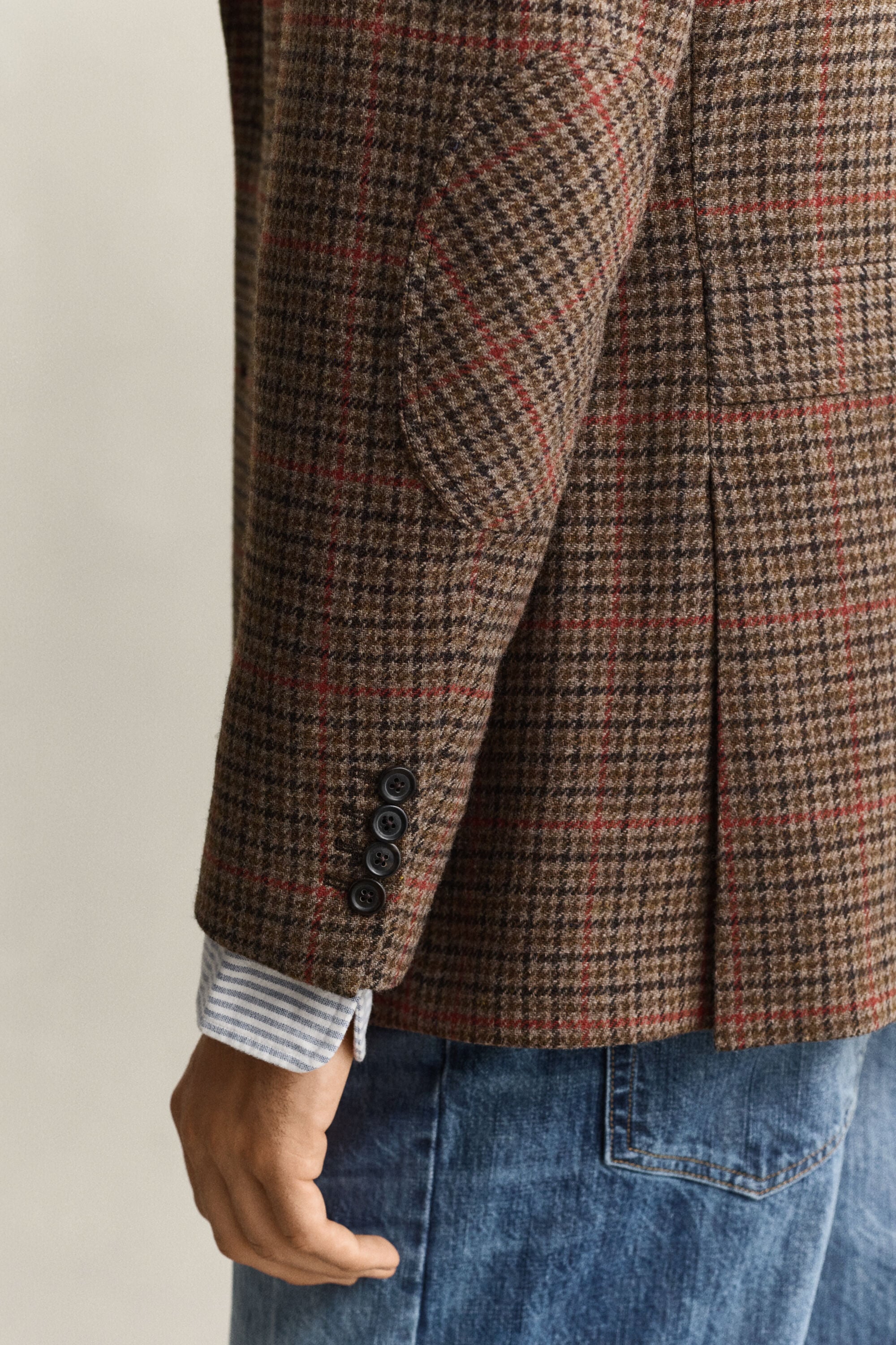 Sportjacka i brittisk tweed