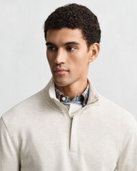 Sacker Rib sweatshirt med half-zip