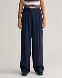 Loose fit chinos med låg midja och vida ben