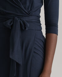 Omlottklänning i jersey