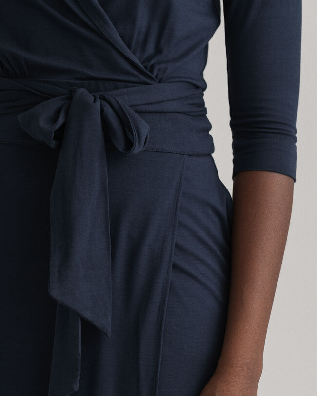 Omlottklänning i jersey