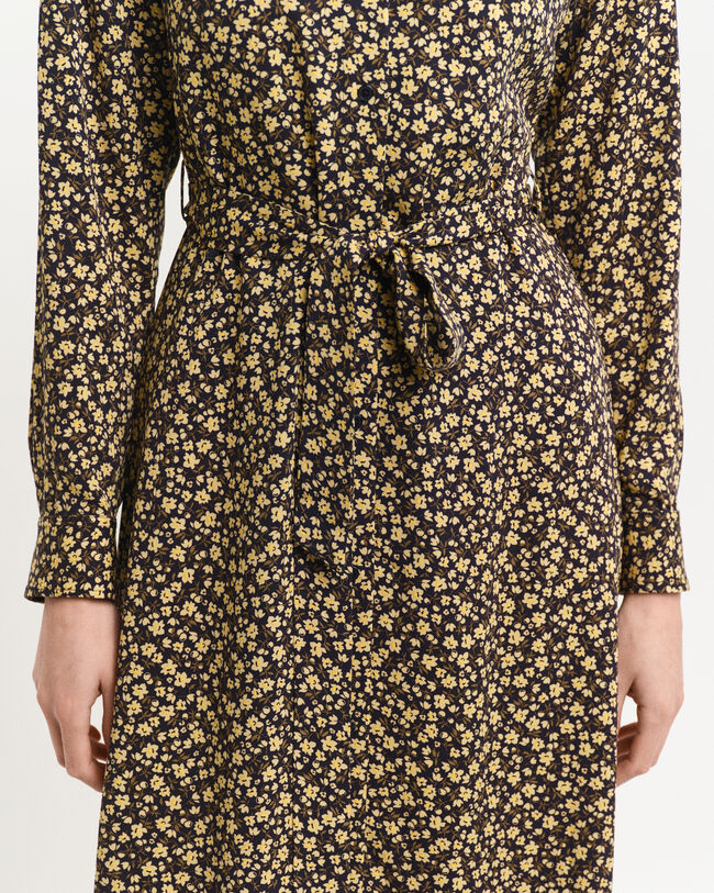 Floral Print Shirt Dress