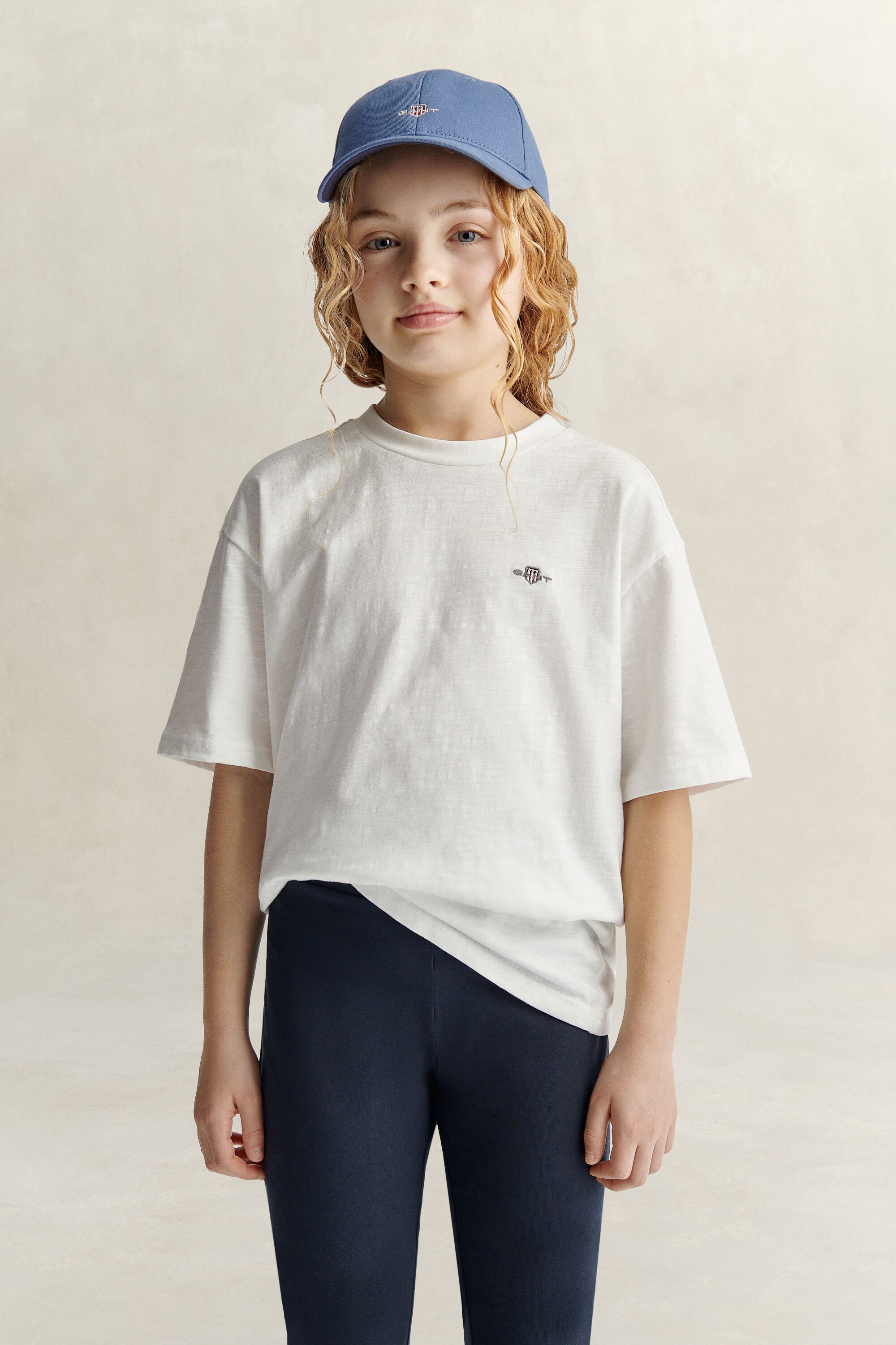 Teen Girls grovspunnen T-shirt