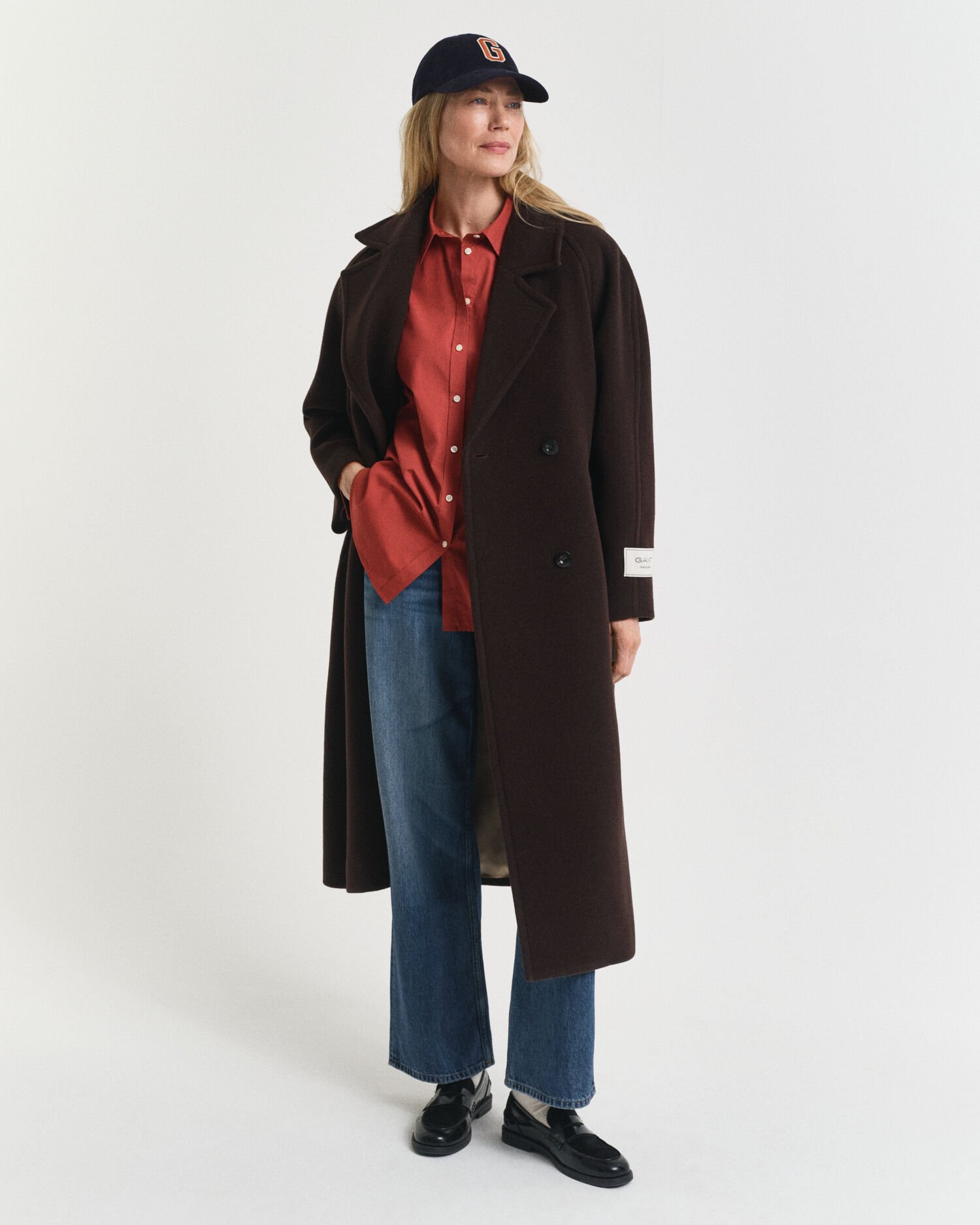 Relaxed fit klassisk poplinskjorta