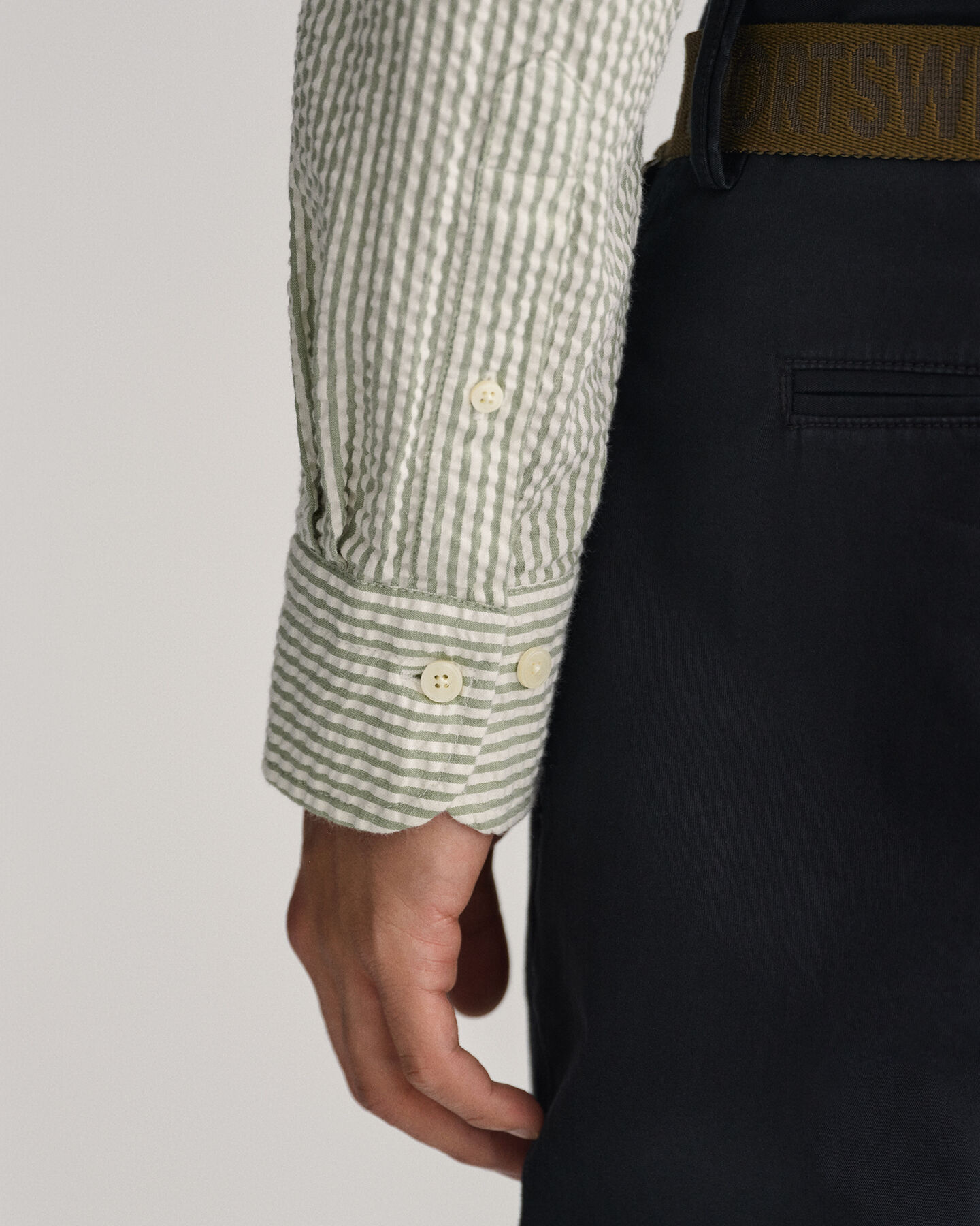 Regular fit Seersucker skjorta