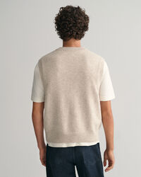 Slipover i bomull och ull