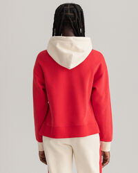 Color hoodie med färgblock