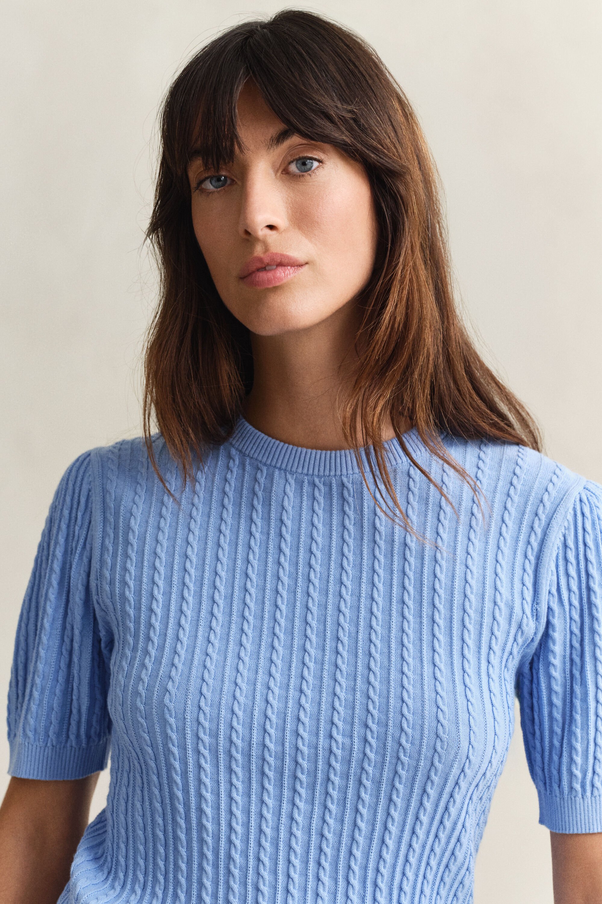 Kortärmad bomullströja