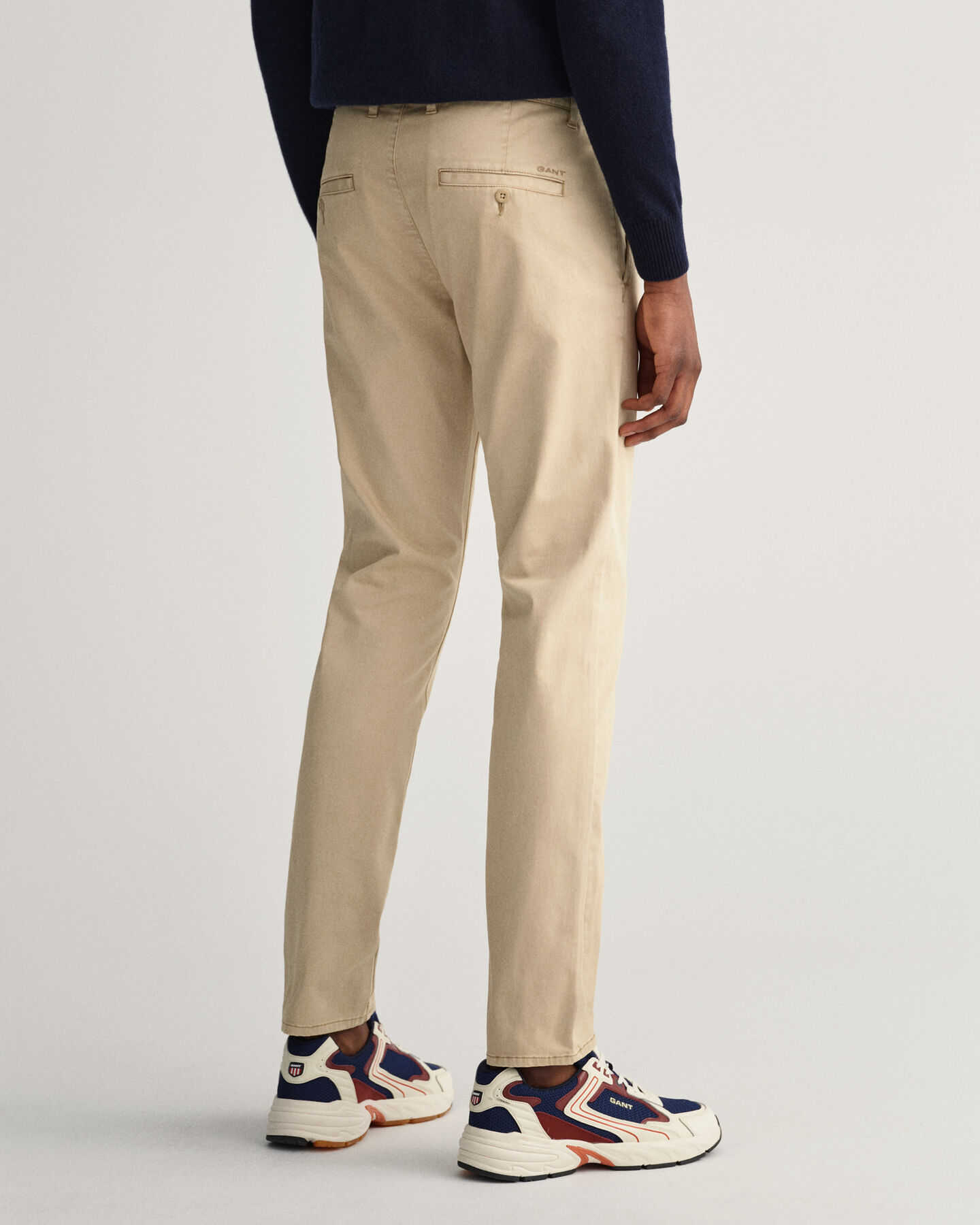 Molsey extra slim fit borstade chinos