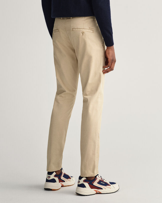Molsey extra slim fit borstade chinos