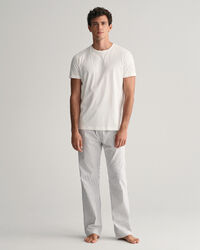 Randiga pyjamasbyxor och T-shirt i presentförpackning