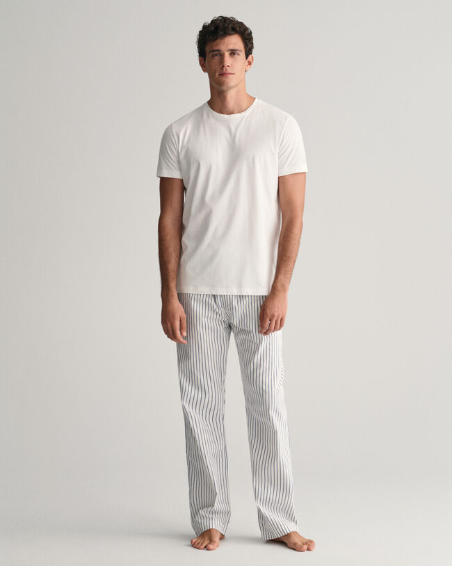 Randiga pyjamasbyxor och T-shirt i presentförpackning