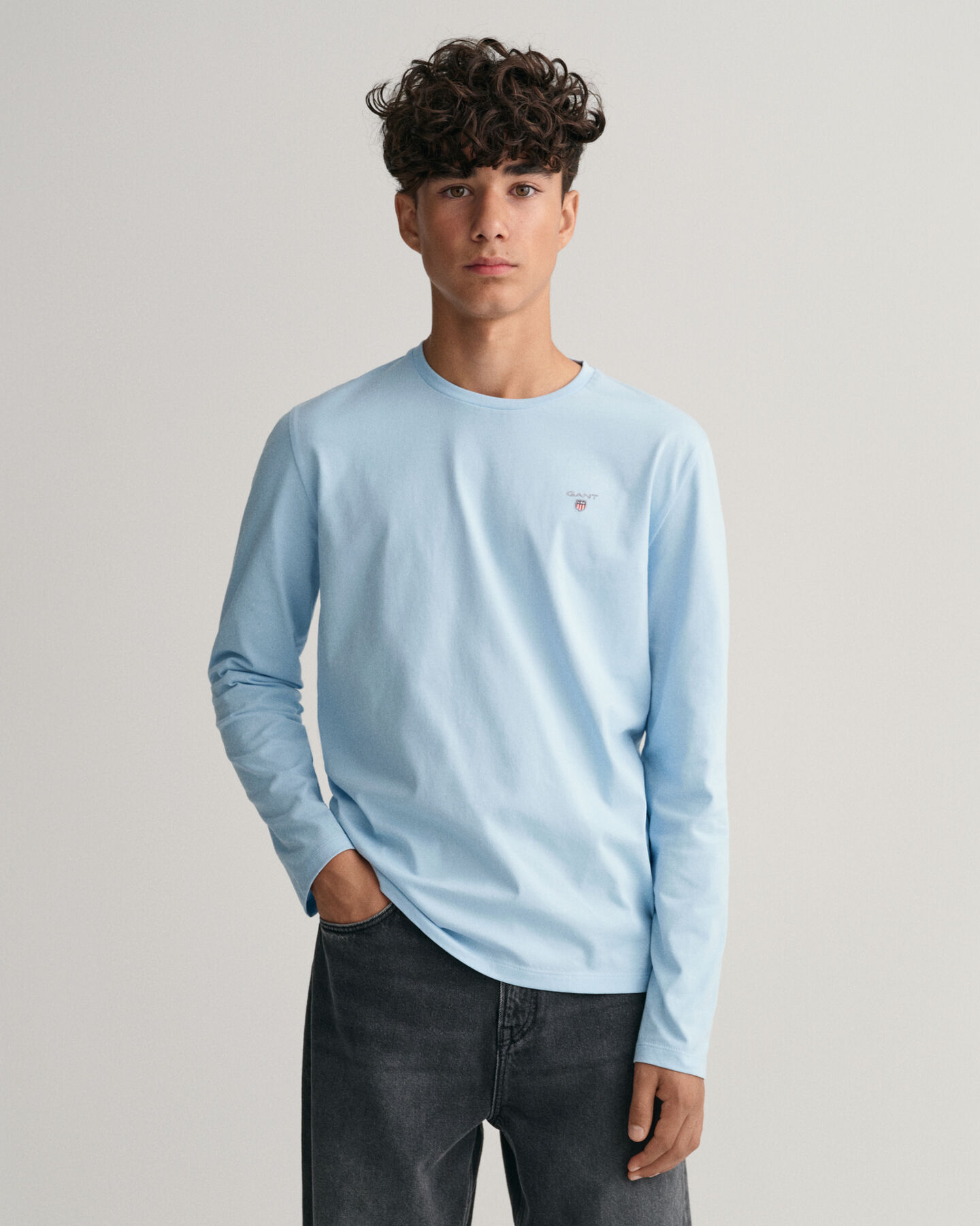 Teen Boys Original l&aring;ng&auml;rmad T-shirt