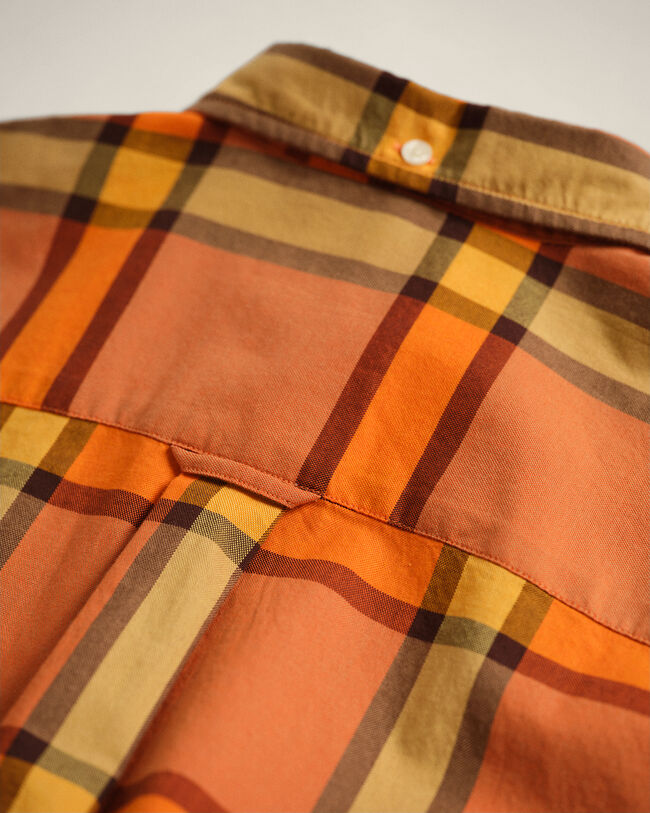 Wrangler x GANT relaxed fit rutig oxfordskjorta