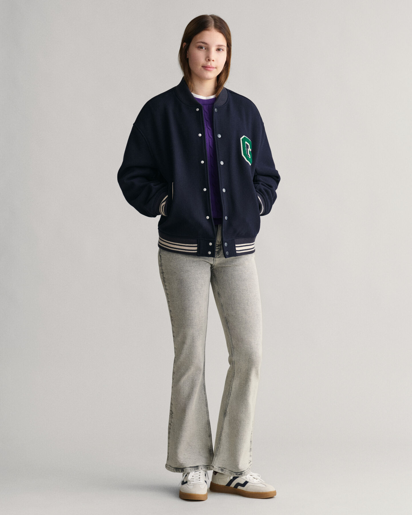 Teens GANT Varsity Jacket i ull