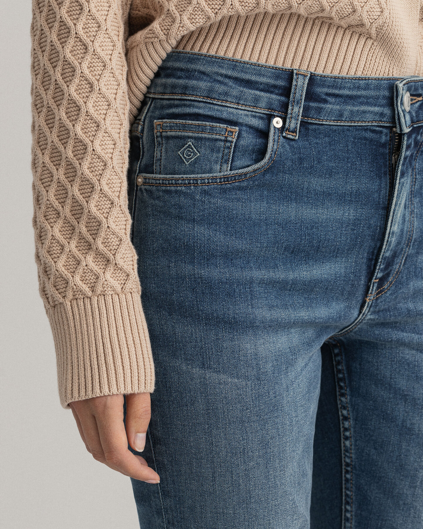 Farla slim fit superstretchiga jeans