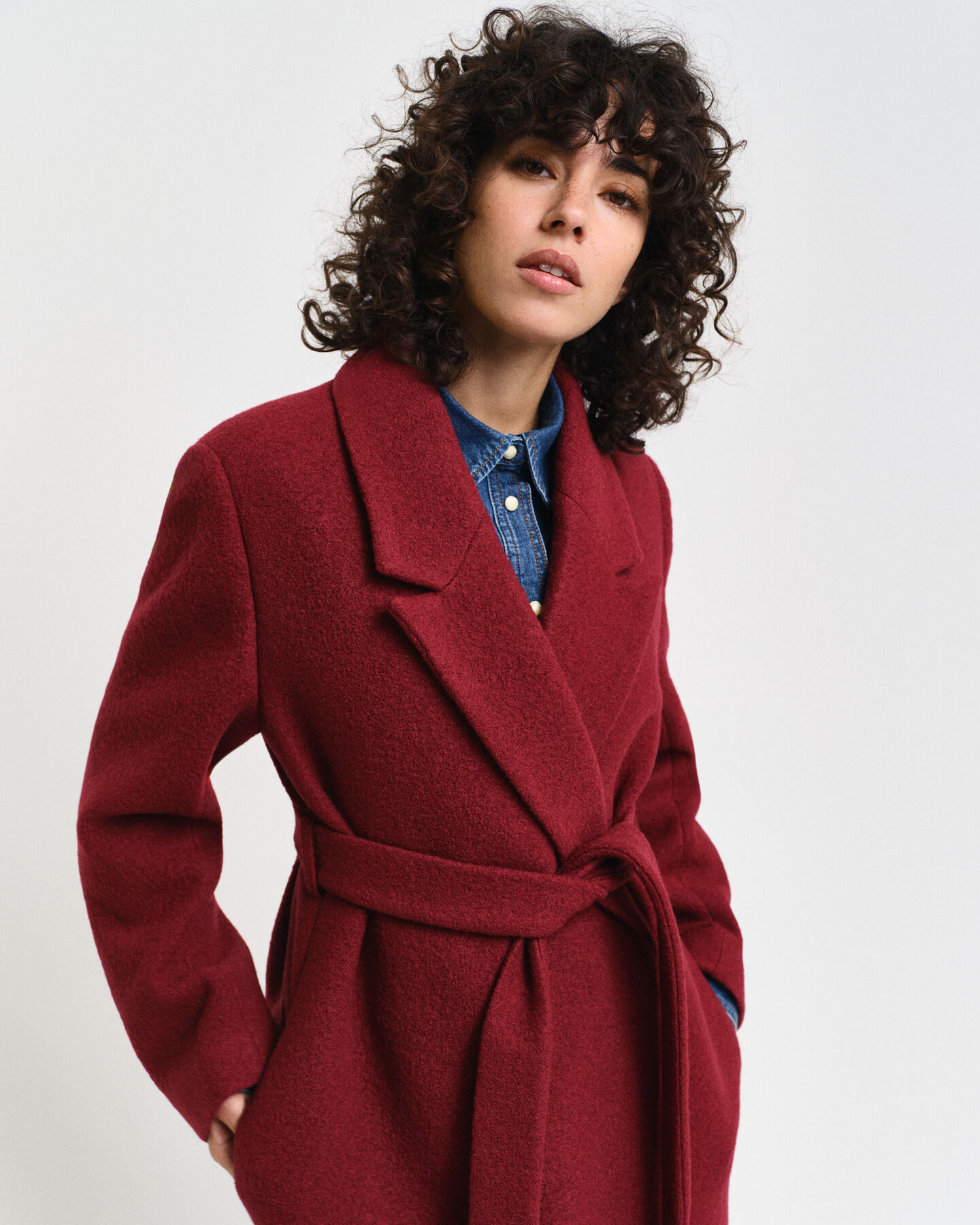 Omlottkappa med struktur