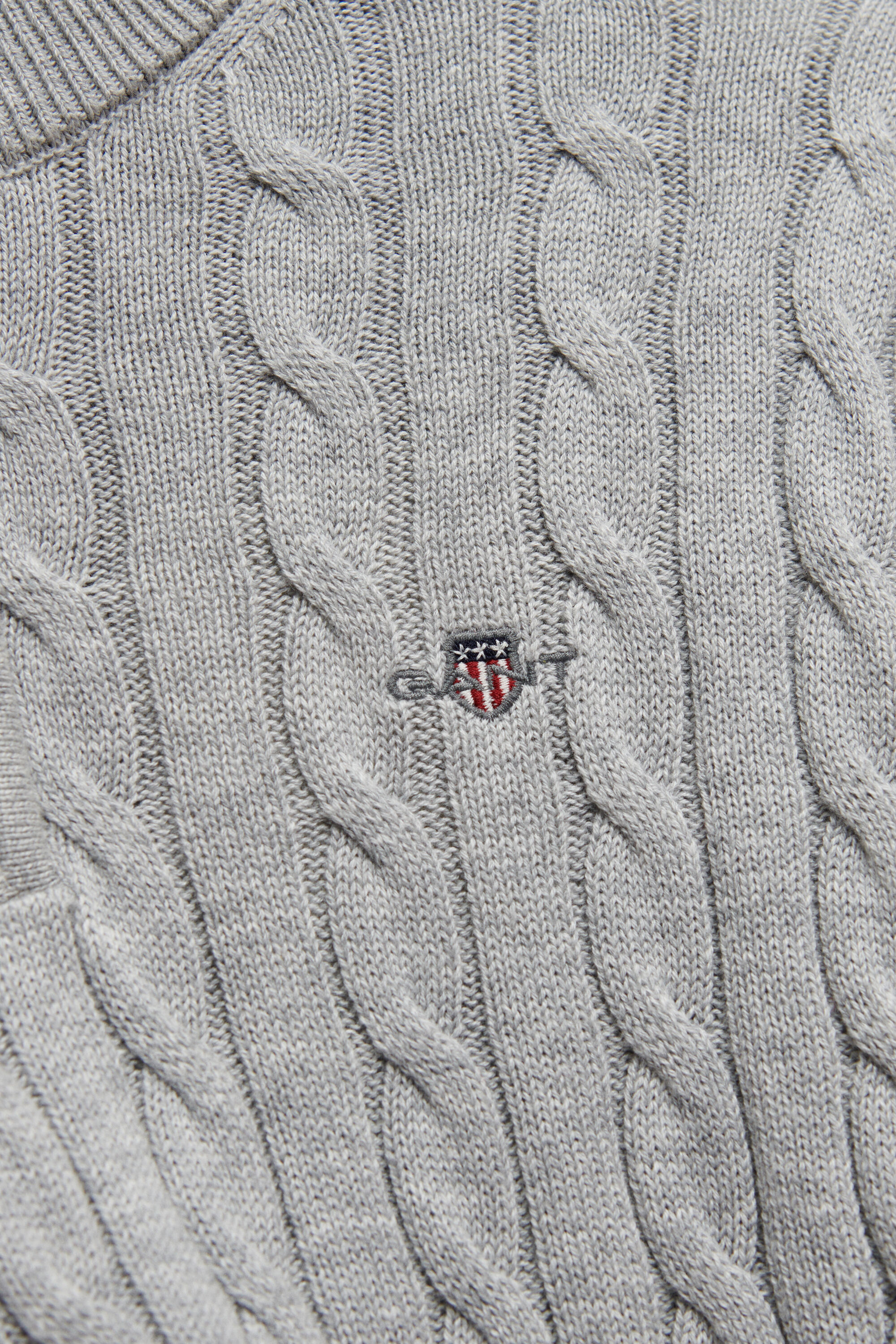 Teen Boys tröja med half-zip och sköldemblem