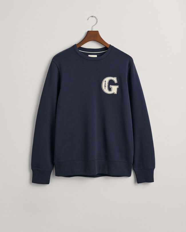 G Graphic sweatshirt med rund hals