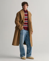 Fair Isle Funnel Neck tröja