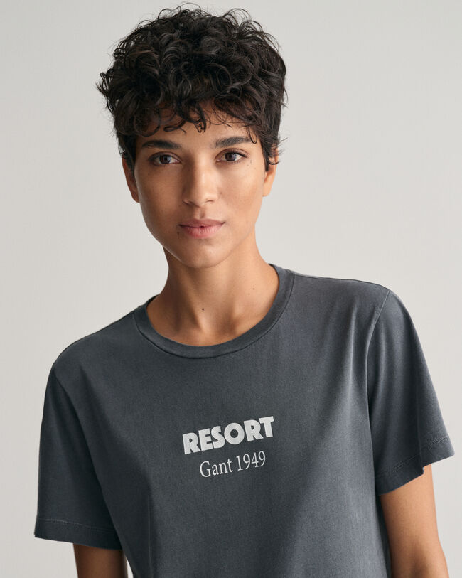 GANT T-shirt med resortmotiv