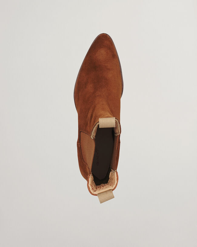 St Broomly boots med mellanh&ouml;gt skaft