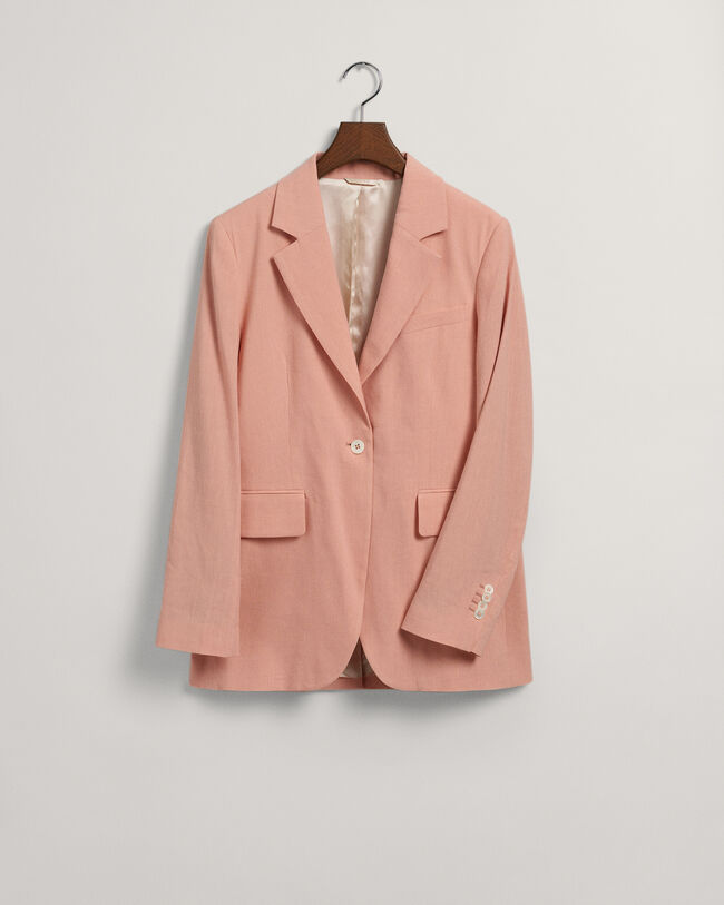 Regular Fit Stretchig linneblazer