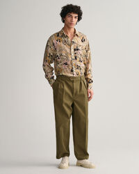 Oversized Paisley lyocellskjorta