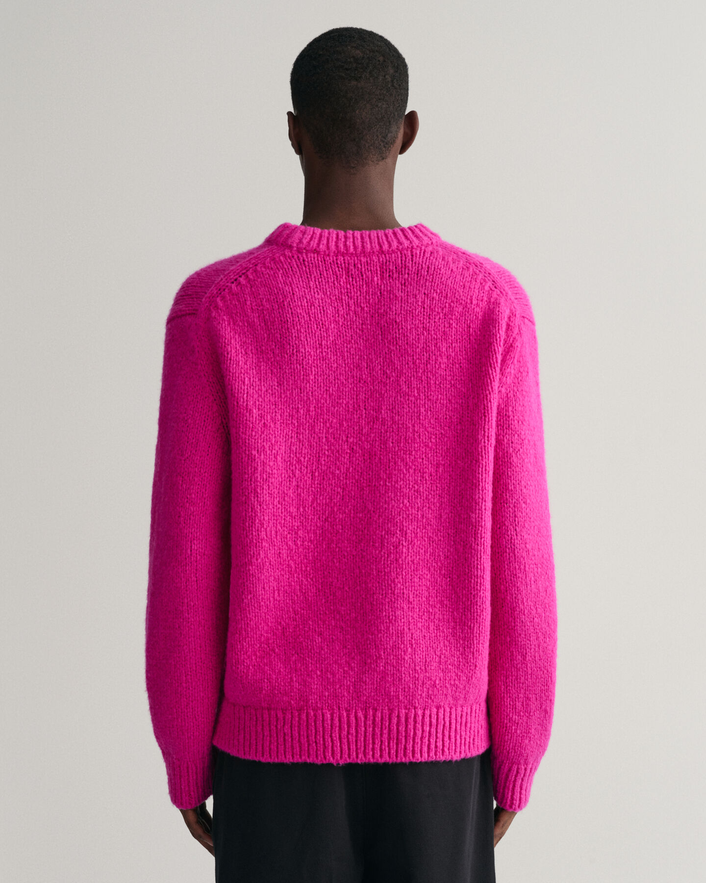 Crew neck tr&ouml;ja i ullboucl&eacute;