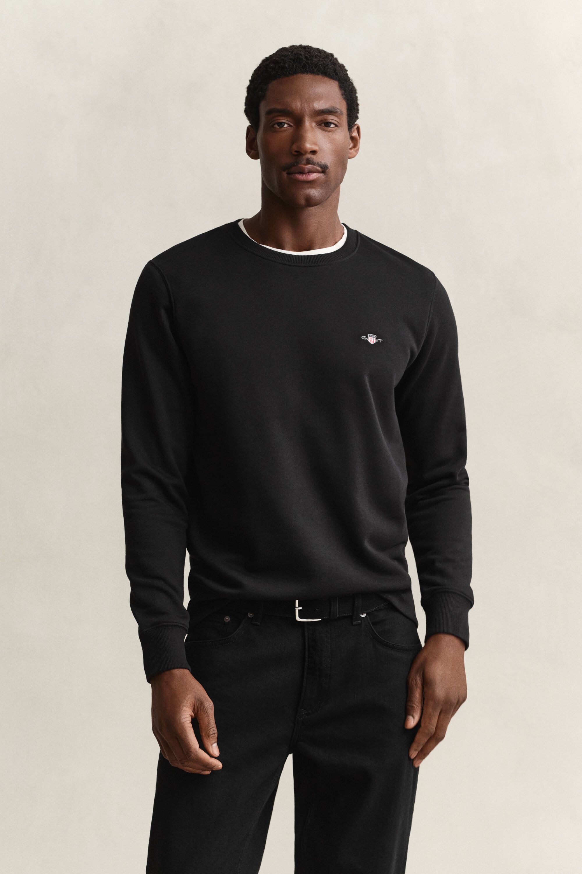 Shield sweatshirt med rund hals