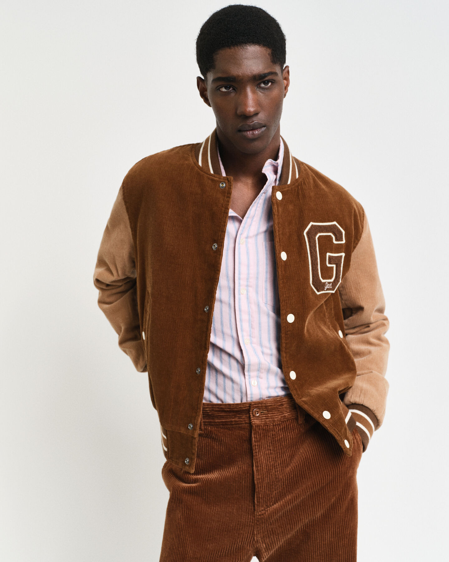 Regular fit Archive randig oxfordskjorta