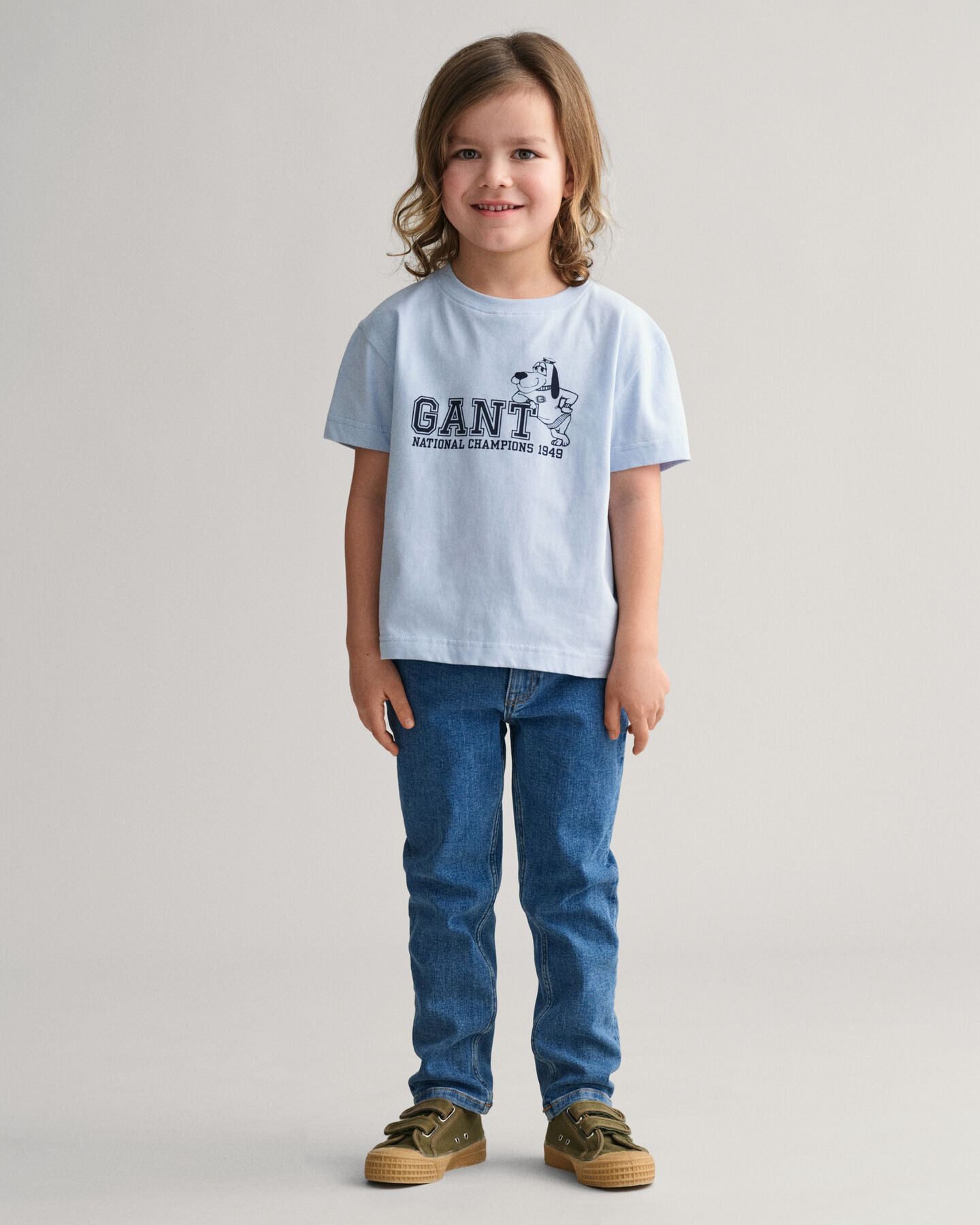 Kids GANT hundm&ouml;nstrad T-shirt