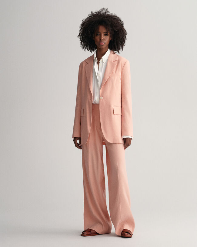 Regular Fit Stretchig linneblazer