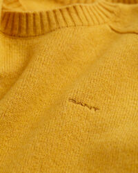 Crew neck ylletröja med sadelaxlar