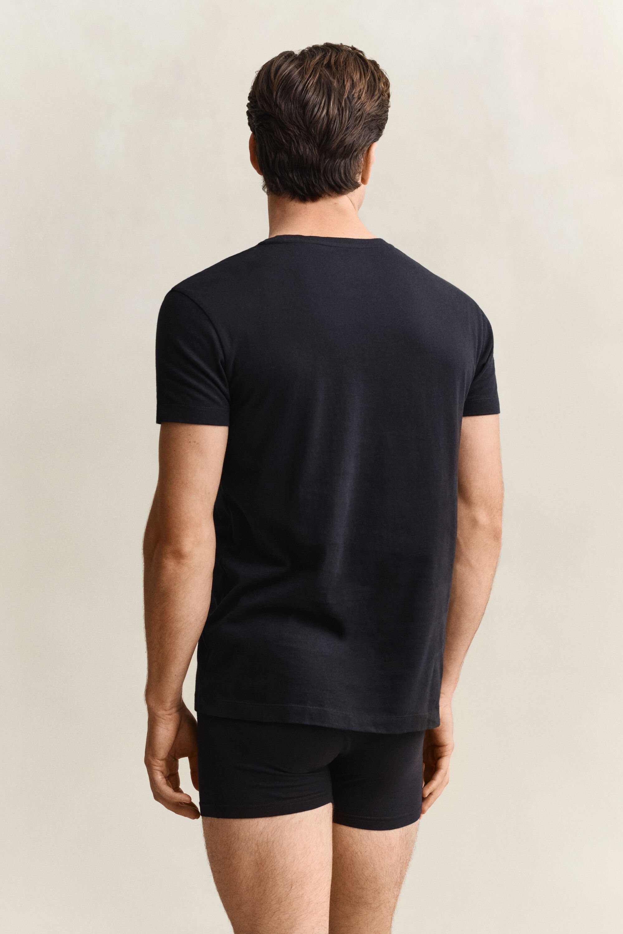 Tvåpack rundhalsade T-shirtar