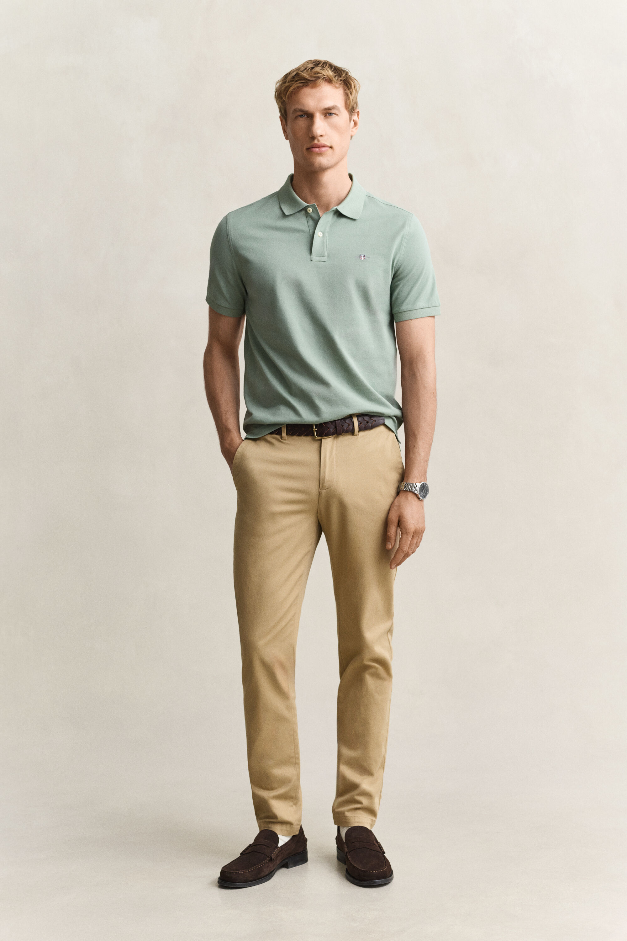 Eleganta chinos med slim fit