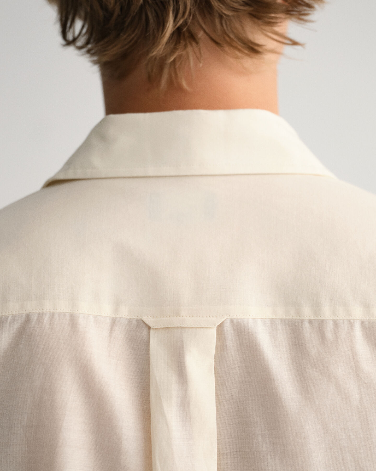 Relaxed fit skjorta i bomull och siden