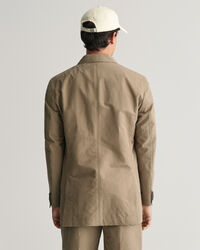 Oversized dubbelknäppt safarikavaj