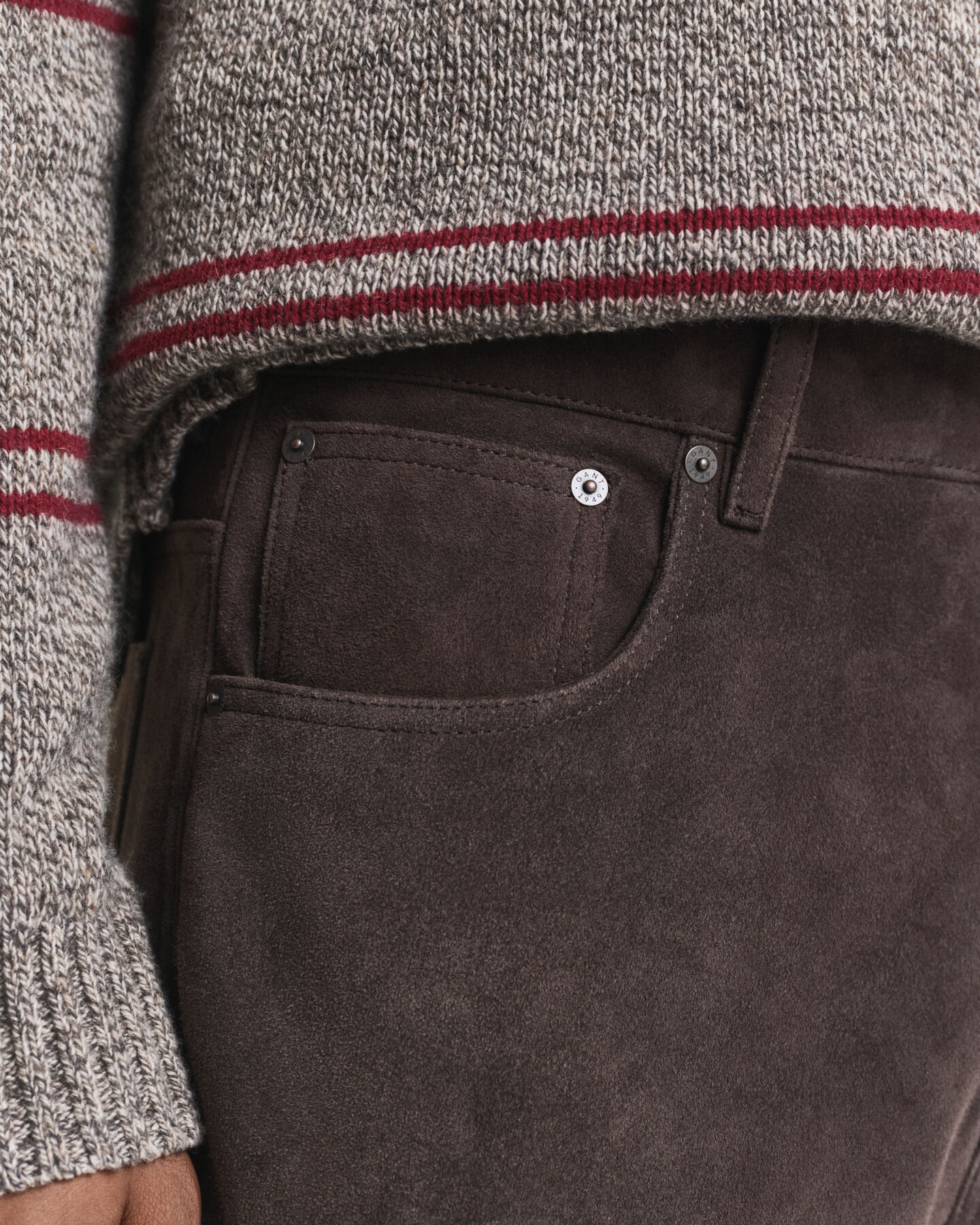 Straight fit mockajeans