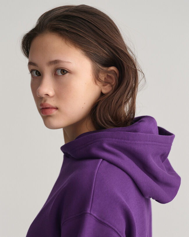 Teen Girls Shield cropped hoodie