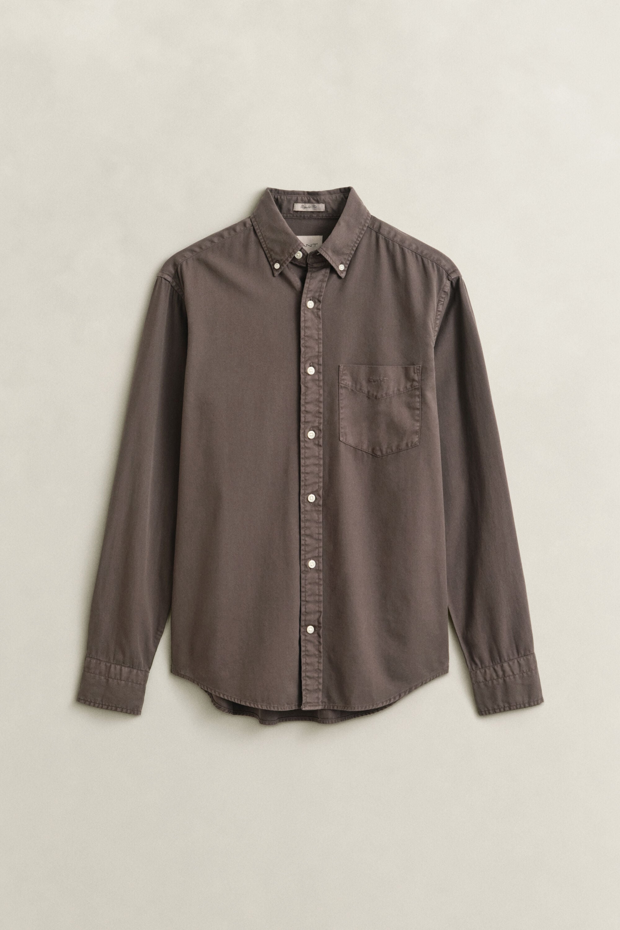 Regular fit twillskjorta