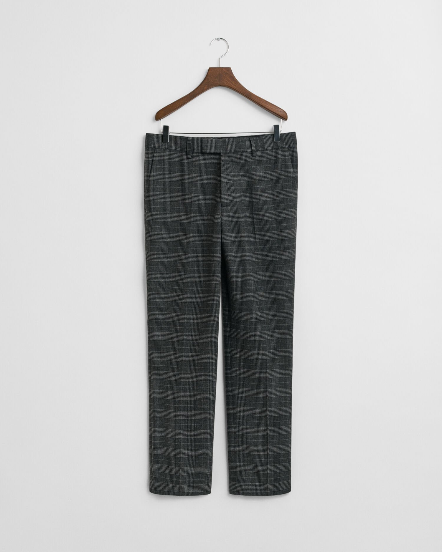 Glen Check kostymbyxor med slim fit