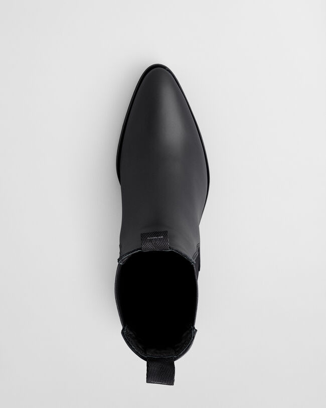 St Broomly chelseaboots i läder