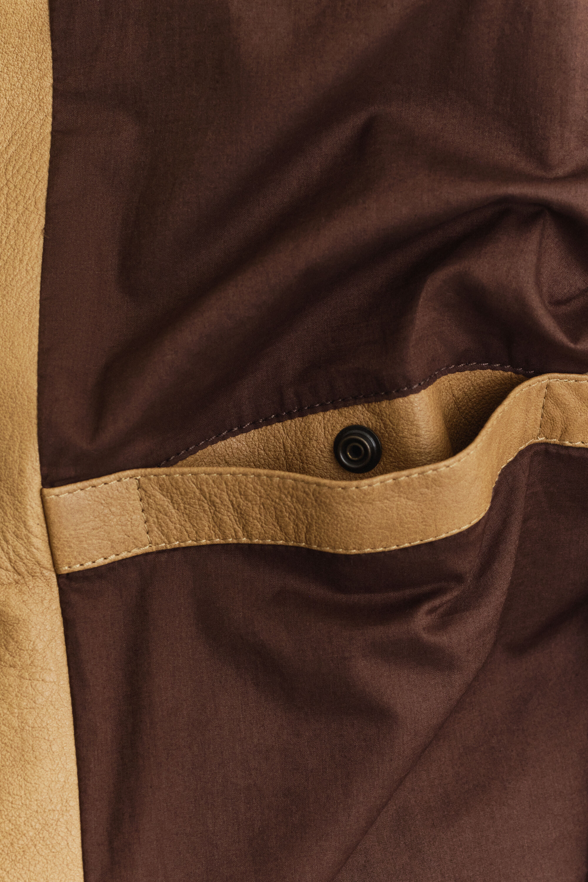 Decker-jacka i läder