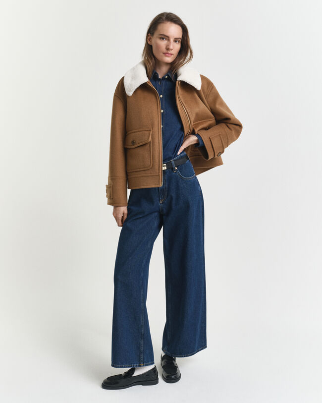 Regular fit denimskjorta