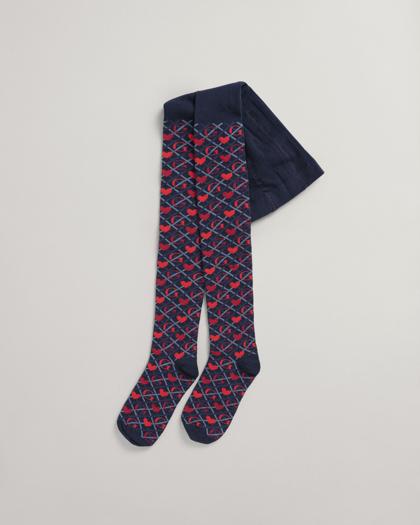 Girls tights med hjärta